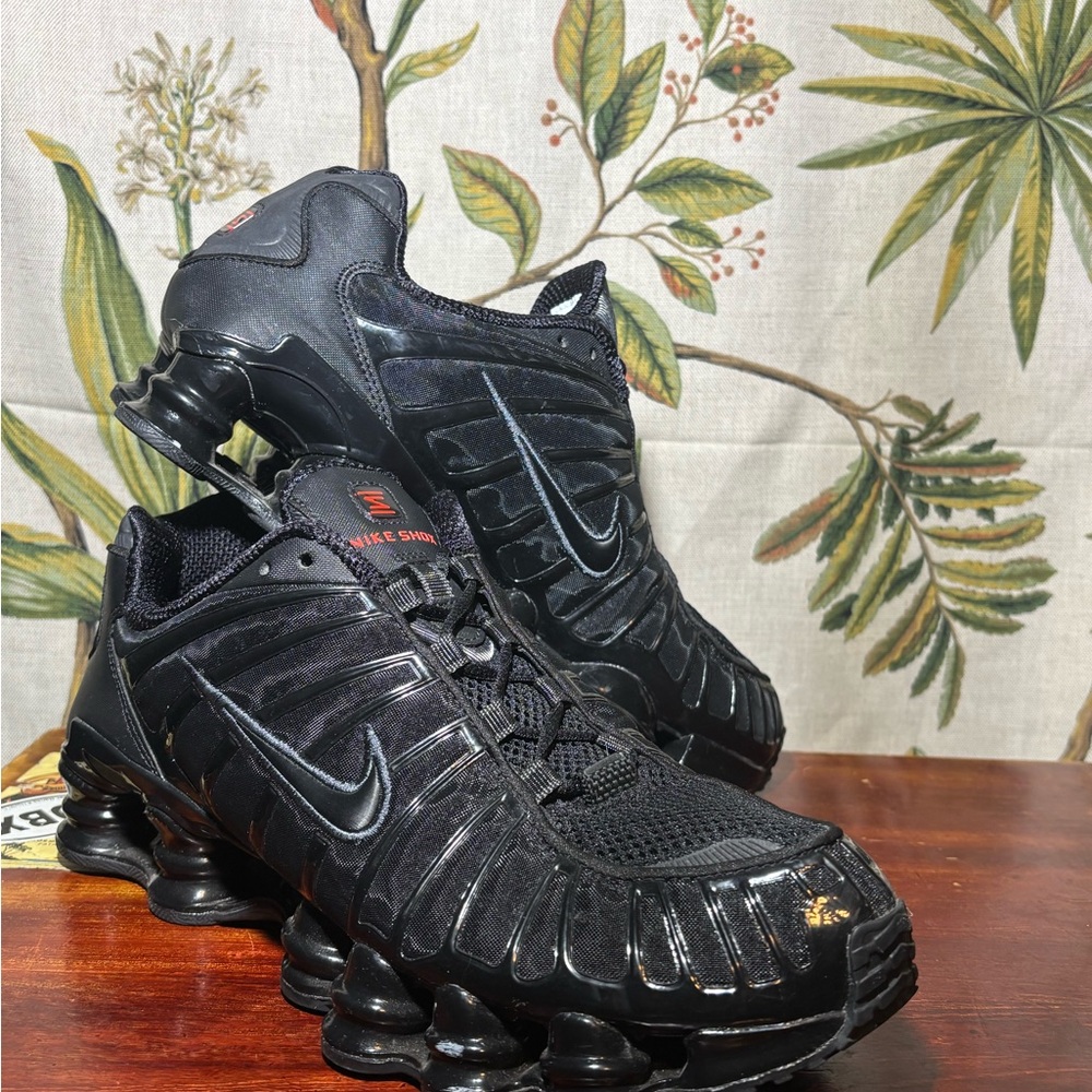 Nike Black Shox Athletic Shoes